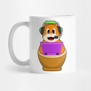 Hamster Secretary Laptop Mug